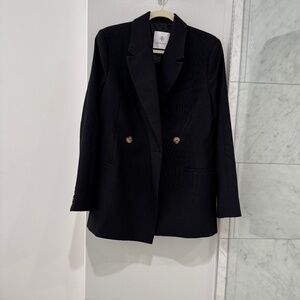 Anine Bing black jacket, double breast button, M